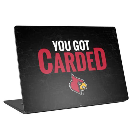 University of Louisville You Got Carded Laptop Skins